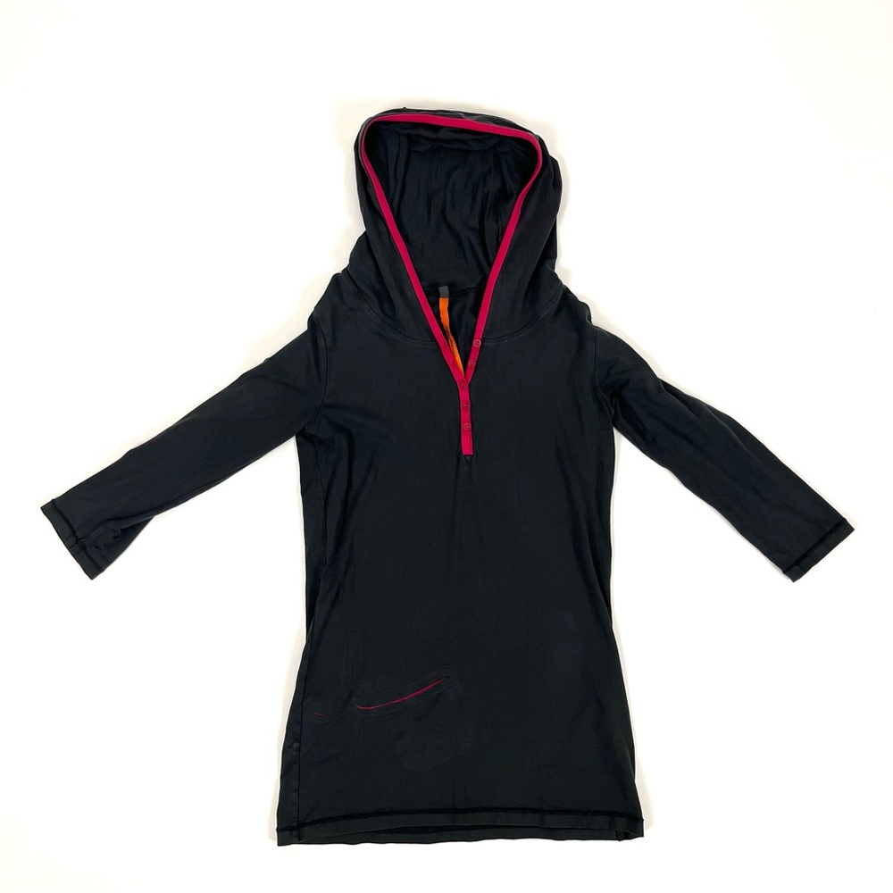 Vintage Cop Copine Black Hoodie